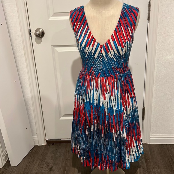 Anthropologie Dresses & Skirts - 📌 Anthropologie Tracy Reese Plenty Multicolored Fit & Flare Zipper Back Size 4